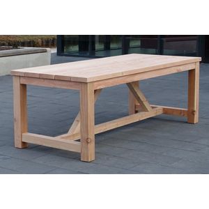 Tuintafel Bonde 220x100cm - Douglas/Lariks houten tafel
