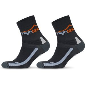 GoWith-2 paar-Sport Sokken-Fiets Sokken-Wandelsokken-Antraciet-Maat 39-41