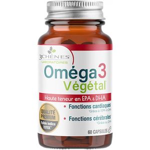 Les 3 Chênes Omega 3 Plant 60 Capsules