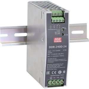 MW Mean Well DDR-240C-48 DIN-rail DC/DC-converter 48 V/DC 5 A 240 W Aantal uitgangen:1 x Inhoud 1 stuk(s)