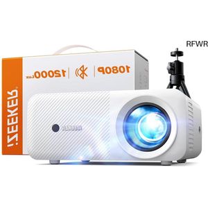 RFWR® Draagbare Mini Projector 12000 Lumen 1080P met Bluetooth voor Thuisbioscoop