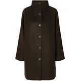 Wolmix Lange Jas - Winterjas - Opstaande Kraag - Regular-fit