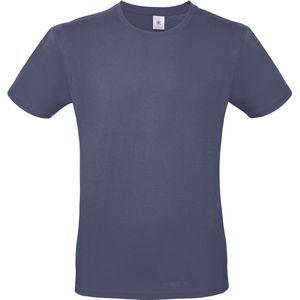 Classic E150 T-shirt B&C Collectie Denimblauw Maat XXL