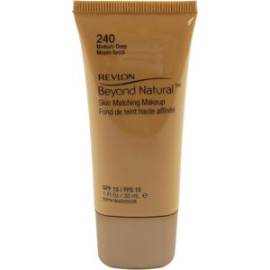Revlon - Beyond Natural Skin Matching Makeup SPF15 - Foundation - 30ml - 240 medium deep