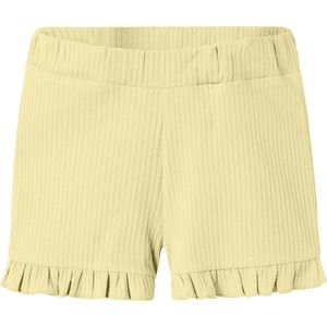 Name It mini meisjes short FSAND Pastel Yellow Regular Fit