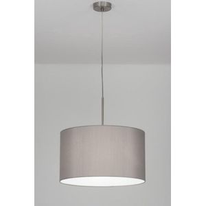 Lumidora Hanglamp 30718 - E27 - Grijs - Stof - ⌀ 45 cm