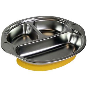 RVS Bord met Vakken - Geel