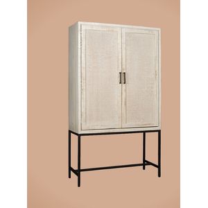 RENEW Carini Cabinet white 2 drs. 110x45x190