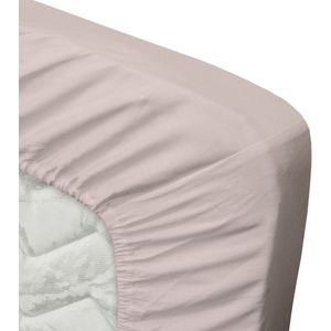 Ten Cate Hoeslaken - Hoeslaken Topper 160x200 - Hoeslaken 160x200 - Geschikt voor Topper Matras 160 x 200 - Katoensatijn - Topdekmatras 160x200 - Hoekhoogte 10 cm - Roze