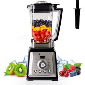 KitchenBrothers Power Blender - 2000W - 2L - Smoothie Maker - IJscrusher - 4 Standen - 8 Snelheden