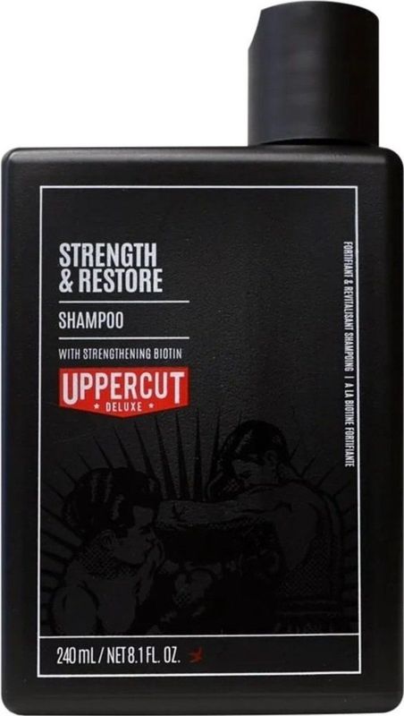 Uppercut Deluxe Strength and Restore Shampoo 240 ml. | Silicone Free Shampoo