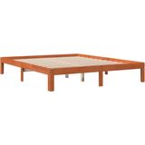 vidaXL-Bedframe-massief-grenenhout-wasbruin-180x200-cm