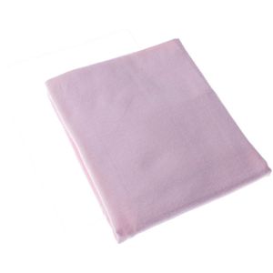 Homescapes Babybedlaken zonder elastiek – Flanellen bedlaken Roze, 100x150 cm
