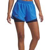 Under Armour - Ua Fly By 2-In-1 Shorts - Blauw - Sportshorts