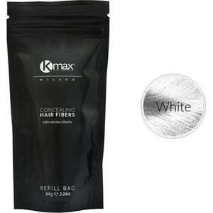 Kmax keratine haarvezels - Wit (64 gr)