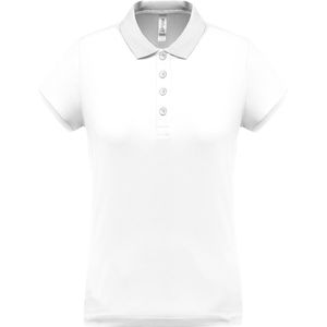 Damessportpolo 'Proact' met korte mouwen White - XS