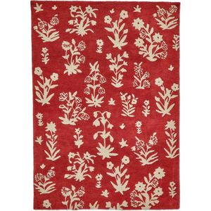 Vloerkleed Sanderson Woodland Glade Damson Red 146800 - maat 200 x 280 cm