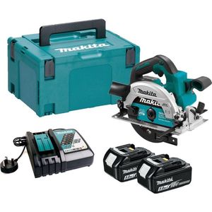 Makita DHS660RTJ 18V Li-Ion Accu cirkelzaag set (2x 5.0Ah accu) in Mbox - 165mm - koolborstelloos