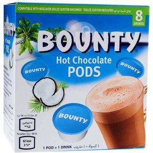 Bounty - Warme Chocoladedrank (Dolce Gusto Compatible) - 1 x 8 Capsules