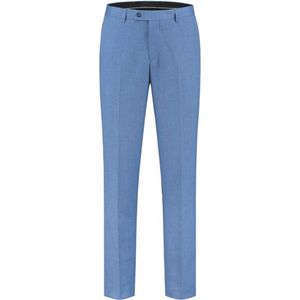 Gents - Pantalon linnenlook staalblauw - Maat 44