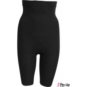 Anti Cellulite Hoge afslankbroek (basic) - Pin Up de Paris - XL - Zwart