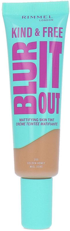 Rimmel - Kind & Free Blur It Out - Foundation - Tint 350 Golden Honey - 30 ml