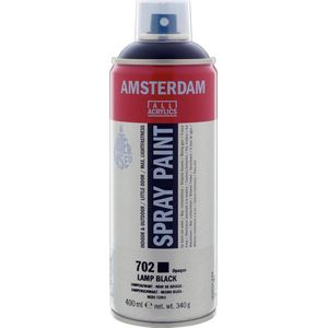 Spraypaint - 702 Lampenzwart - Amsterdam - 400 ml