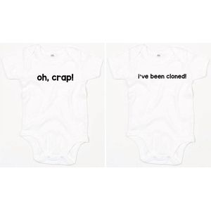 Rompertje Cloned-Wit-3-6 Maanden