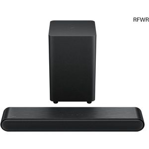 RFWR® 2.1-kanaals soundbar met draadloze subwoofer en Bluetooth 5.3