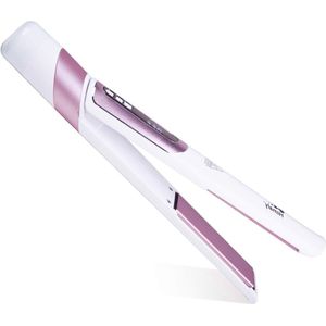 2-in-1 stijltang voor stylen en golven - 6 temperatuurinstellingen - snelle opwarming - LCD-scherm - geschikt voor thuis en onderweg