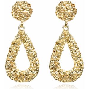Cilla Chunky Druppel Oorbellen - Gold