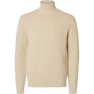 Selected Dane - Gebreide Trui - Rolkraag - Biologisch Katoen - Regular Fit