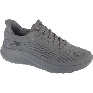 Skechers Sportschoenen voor heren, slip-ins: Bobs Sport Squad Chaos – Solid Step, Grijs, 39 EU