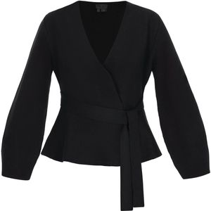 DreiMaster - Klassik - Gebreid Vest - Zwart