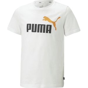 PUMA Ess+ 2 Col Logo Tee B Jongens Sportshirt - Maat 152
