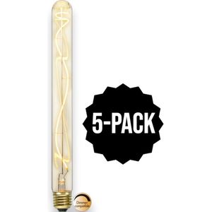 5-Pack | Staaflamp - E27 - 4W - Super Warm Wit <2200K - Dimbaar - Filament - Helder