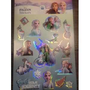 Disney Frozen Stickers 6 vellen - NL - 100+ stickers