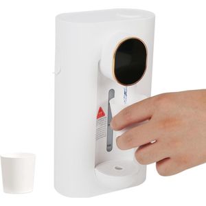 Automatische mondwaterdispenser - Wandbevestiging - USB-opladen en led-display - 540 ml fles - Infraroodsensor - Magnetische bekers - 3 standen instelbaar .