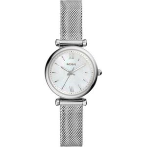 Fossil Carlie ES4432 Dameshorloge 28 mm - Zilverkleurig