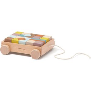 Kids Concept blokkenkar Neo - naturel