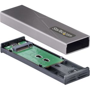 StarTech.com M2-USB-C-NVME-SATA behuizing voor opslagstations SDD-behuizing Grijs