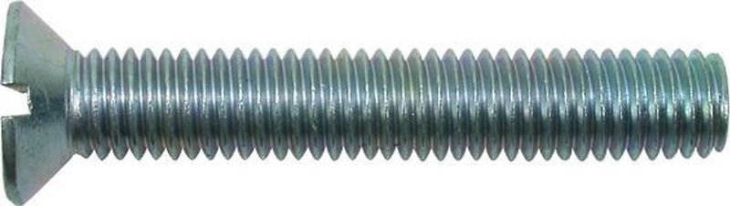 Hoenderdaal - Metaalschroef - Verzinkt - M8x60mm - Doos a 100 stuks