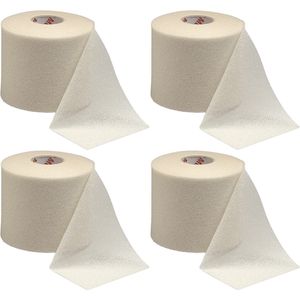 Mueller Mwrap Underwrap Tape - Wit - Voetbal Sokken Tape - 4 Stuks