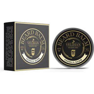 Velihan Beardcare - Baardbalsem Vanilla Glow 30g - Baard wax - Baard styling crème - Baardverzorging - Baard balsem - Baard balsem korte en lange Baard - Baardverzorging mannen