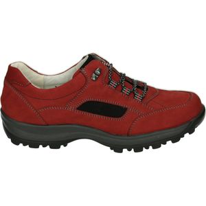 Waldläufer - 471000-Holly - Sportieve Lage Schoenen - Rood - Nubuck