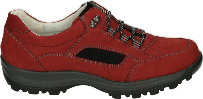 Waldläufer - 471000-Holly - Sportieve Lage Schoenen - Rood - Nubuck