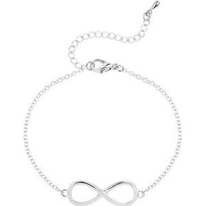 24/7 Jewelry Collection Infinity Armband - Zilverkleurig