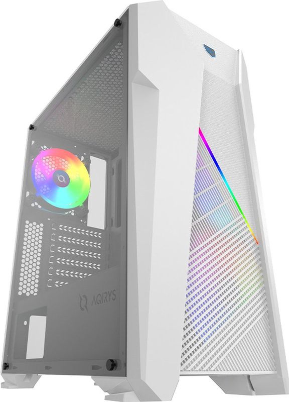 Midi Tower PC Behuizing - Wit - ABS - Staal - Gehard Glas