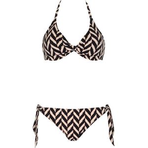 Olympia - Bikini - Zwart/Beige - 36B