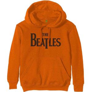 The Beatles - Drop T Logo Hoodie/trui - S - Oranje